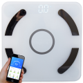 Analityczna Waga Łazienkowa Bluetooth 180 kg Smart BMI USB Szklana