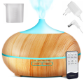 Nawilżacz Powietrza RGB 300 ml z Aromaterapią i Jonizacją – Dyfuzor Zapachowy z Pilotem i Timerem
