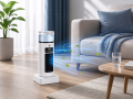 Klimatyzer Wodny Przenośny Kolumnowy Wentylator Biurkowy Nawilżacz 3w1 USB