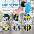 Mini Masażer Relaksacyjny Wibracyjny do Ciała 6 trybów USB