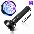 Latarka UV LED 128 diod – profesjonalna lampa ultrafioletowa do wykrywania śladów