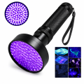 Latarka UV LED 128 diod – profesjonalna lampa ultrafioletowa do wykrywania śladów