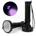 Latarka UV LED 128 diod – profesjonalna lampa ultrafioletowa do wykrywania śladów