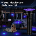 Latarka UV LED 128 diod – profesjonalna lampa ultrafioletowa do wykrywania śladów