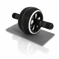 Wałek do ćwiczeń brzucha – kółko fitness roller z matą pod kolana