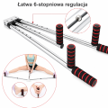 Regulowany rozciągacz mięśni nóg do szpagatu – przyrząd do stretchingu i rehabilitacji