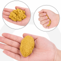 Piasek kinetyczny 3 kg z foremkami i dmuchanym basenem – żółty zestaw 1