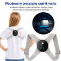 Inteligentny korektor postawy z wibracją i wyświetlaczem LED