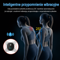 Inteligentny korektor postawy z wibracją i wyświetlaczem LED
