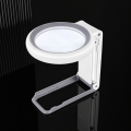 Lupa LED z podświetleniem 10×/30× – 18 diod, 3 barwy światła i podstawka
