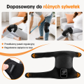 Bezprzewodowy masażer kolana z ogrzewaniem i wibracjami 3 poziomy